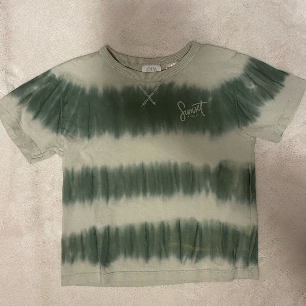 ☀️5/25☀️ ZARA kid’s soft cotton T-shirt tie dye size 18-24 months